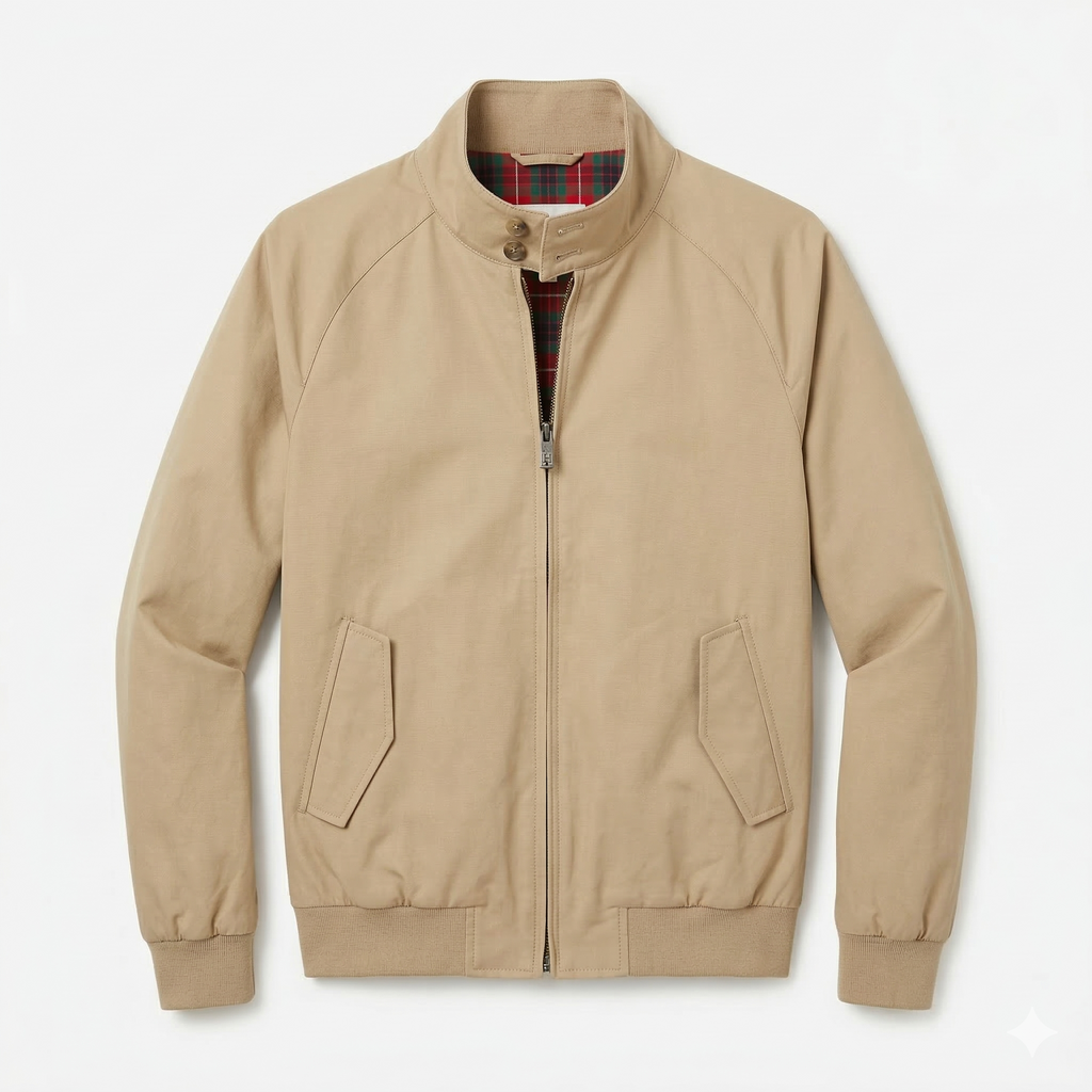 Classic Harrington Jacket - Tan