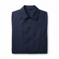 Classic Waterproof Mac Coat - Navy Blue