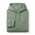 Heavyweight Loopback Jersey Hoodie - Sage Green