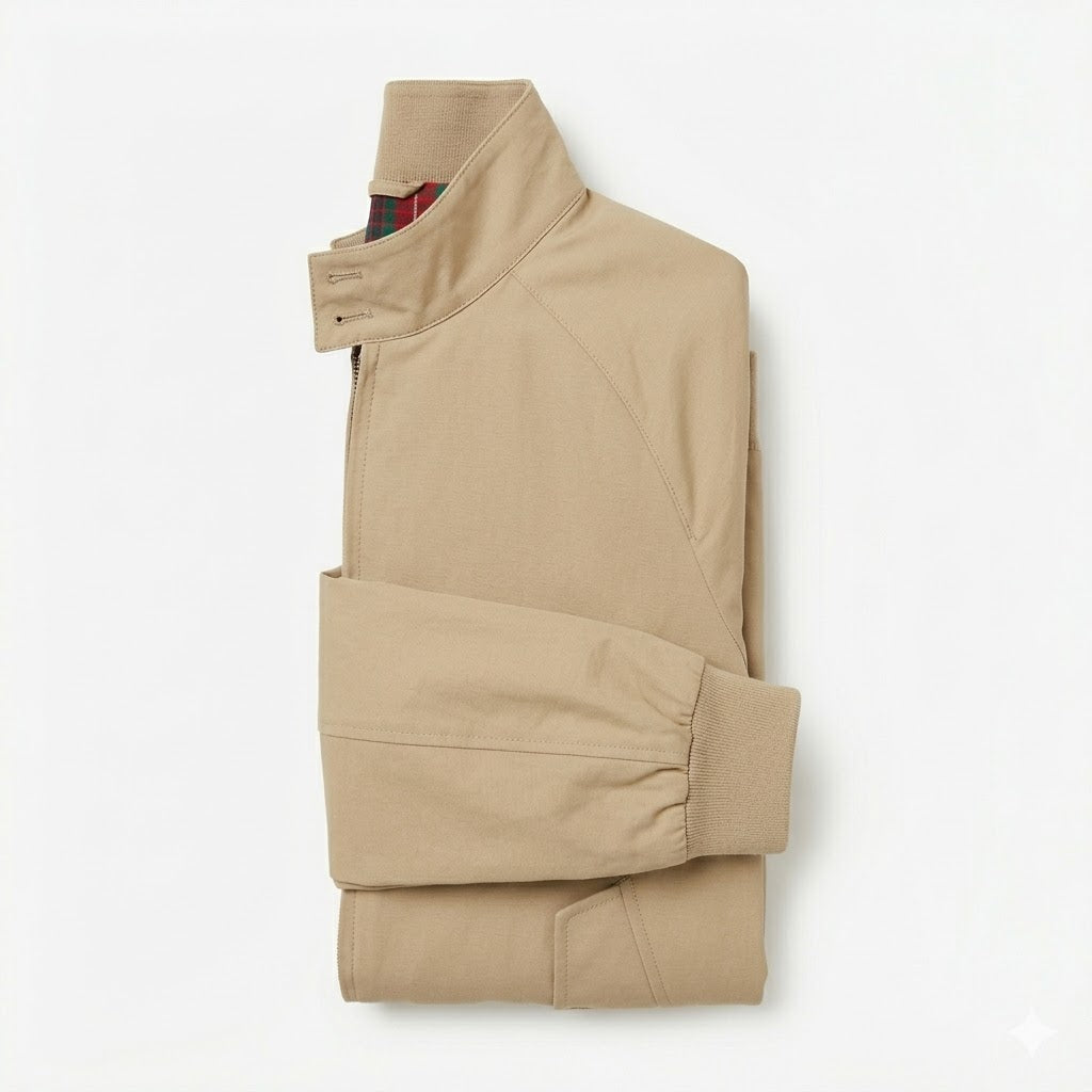 Classic Harrington Jacket - Tan